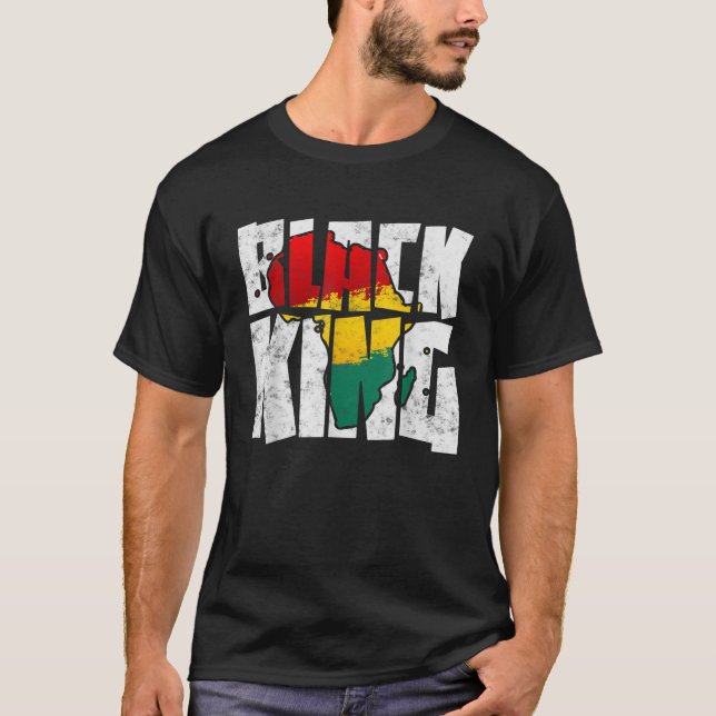 Camiseta Black King for Boys Black History Month African Am (Frente)