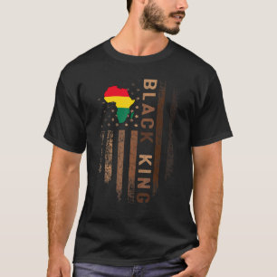 Camiseta Black King for Boys History Month Africa Trib