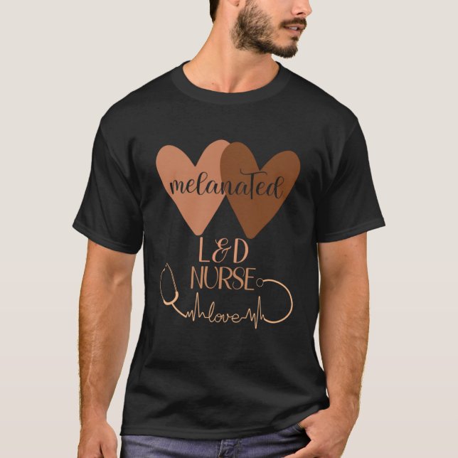 Camiseta Black L&D Nurse Appreciation Week Labor And Delive (Frente)