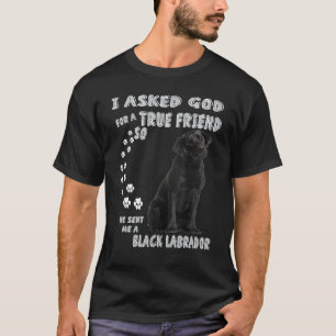 Camiseta Black Lab Dizendo Mãe Pai Impressão Labrador Retri
