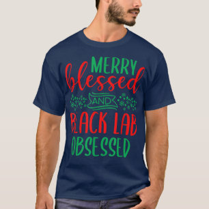 Camiseta Black Lab Feliz Natal Labrador Retriever