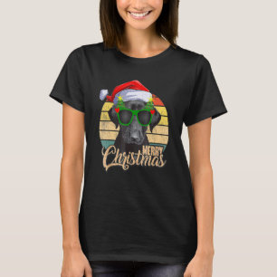 Camiseta Black Lab Labrador Árvore de Natal Light Pajama Do