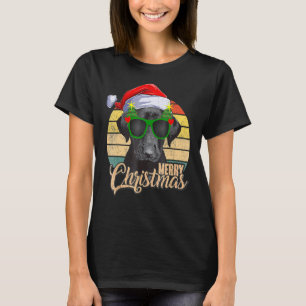 Camiseta Black Lab Labrador Árvore de Natal Light Pajama Do