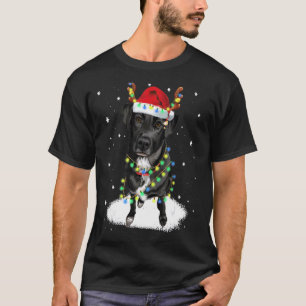 Camiseta Black Lab Labrador Árvore de Natal Light Pajama Do