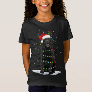 Camiseta Black Lab Labrador Árvore de Natal Light Pajama Do