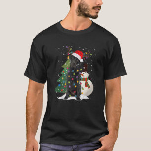 Camiseta Black Lab Labrador Árvore de Natal Light Pajama Do