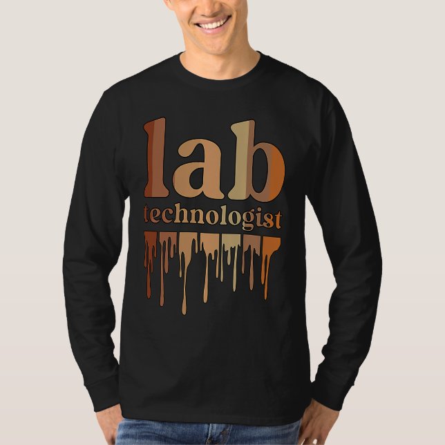 Camiseta Black Lab Technologist African American Laboratory (Frente)