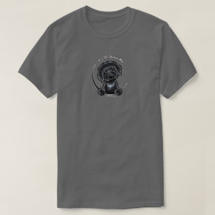 Camiseta Black Labradodle É Tudo Sobre Mim, Fora Da Lixeir