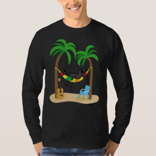 Camiseta Black Labrador Dormindo No Hammock