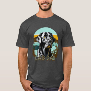 Camiseta Black Labrador Retriever Lab Pai
