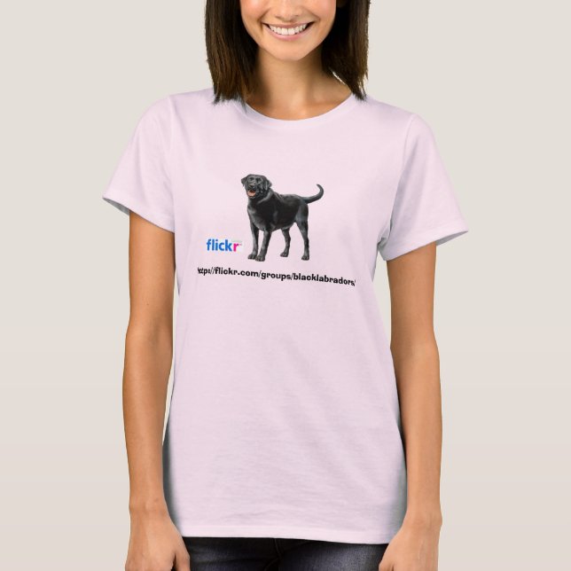 Camiseta Black Labs Group Womens T-Shirt (Frente)