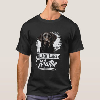 Camiseta Black Labs Matter Cachorro Labrador Retriever Engr