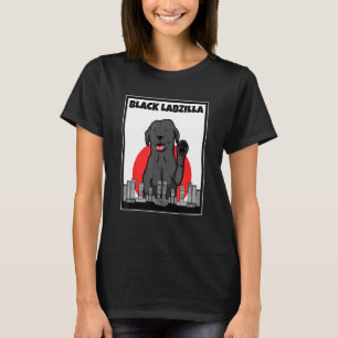 Camiseta Black Labzilla Lab Labrador Retriever Cães Na Moda