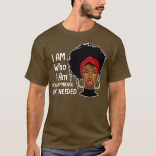 Camiseta Black Lady Curly Natural Afro-Americana