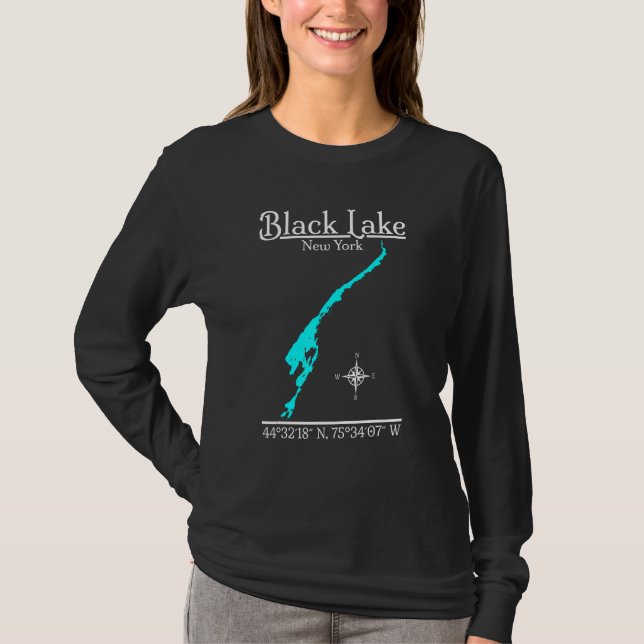 Camiseta Black Lake New York (Frente)