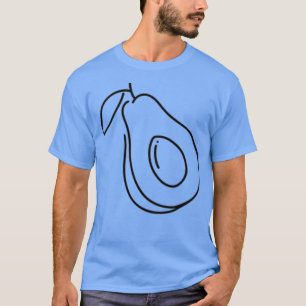 Camiseta Black Lin AvocadoCute