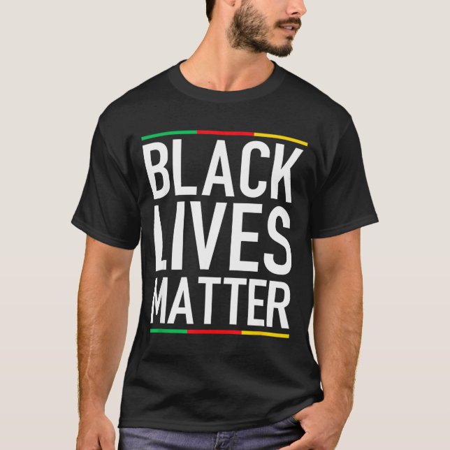 Camiseta Black Lives Blm Human Rights Black History Month  (Frente)