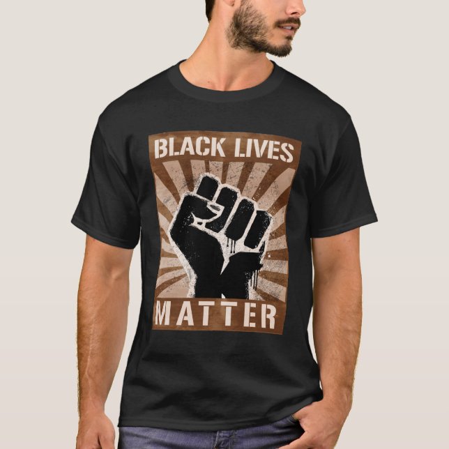 CAMISETA BLACK LIVES MATTER POSTER (Frente)