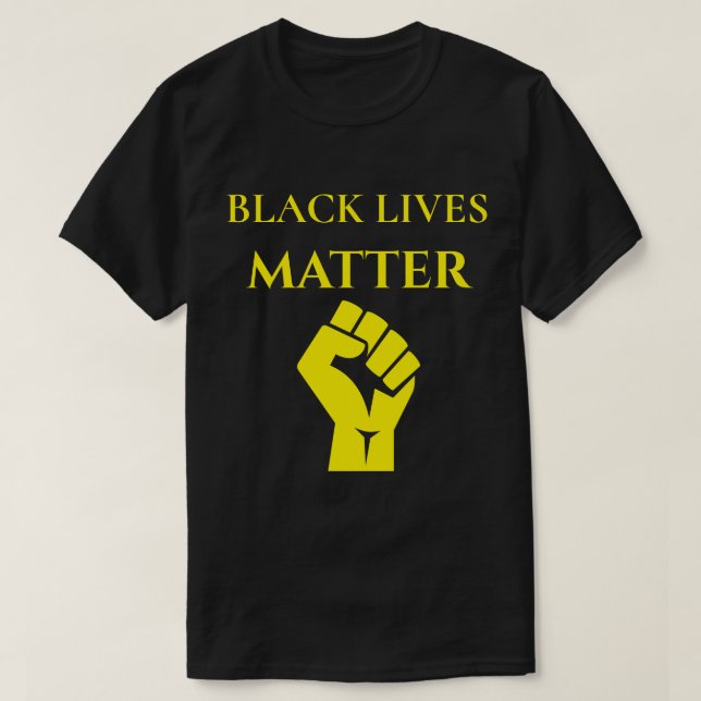Camiseta Black Livres - Símbolo Preto e Amarelo (Frente do Design)