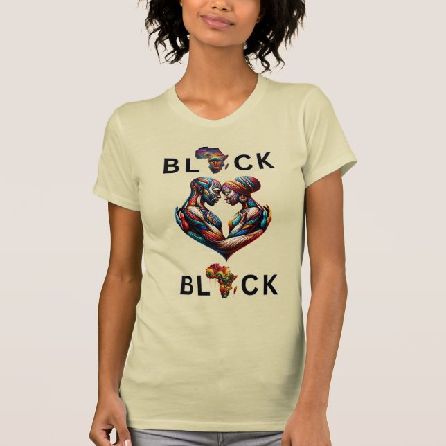Camiseta Black Love-02 Mulheres (Frente)