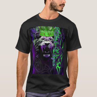 Camiseta Black Lyon design 888 m