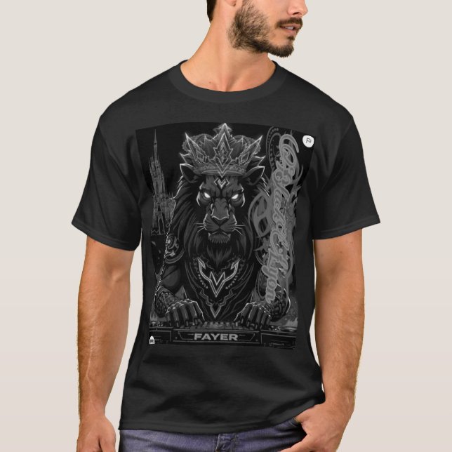 Camiseta Black Lyon for djs 002 (Frente)
