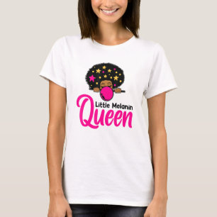 Camiseta Black Melanin School Queen Black Queen Afro Melani