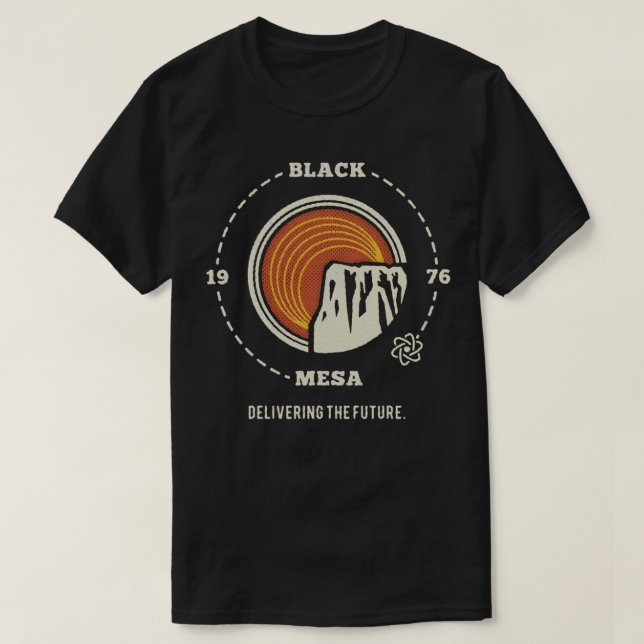 Camiseta Black Mesa 1970 T-shirt classique (Frente do Design)
