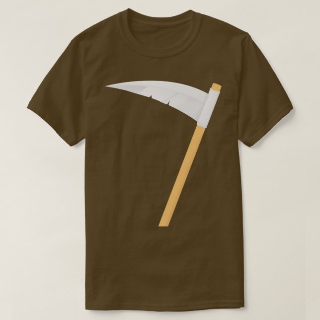 Camiseta Black Minimalist Axe Horror Halloween TShirt (Frente do Design)