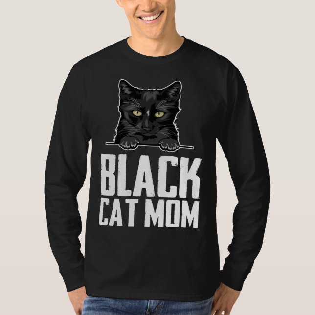 Camiseta Black mom  Black kitten  Blacks  2 (Frente)