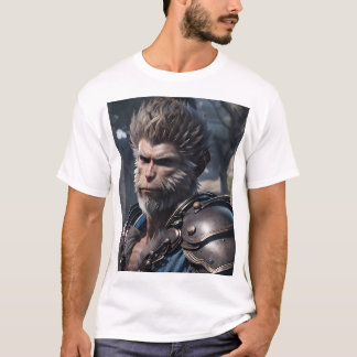 Camiseta Black Myth wukong - herói mítico
