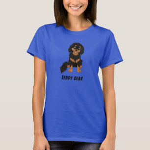 Camiseta Black Personalizado e Cavalier Cavalier Spaniel