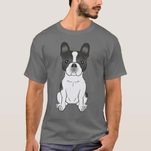 Camiseta Black Piebald French Bulldog / Frenchie Cute Dog