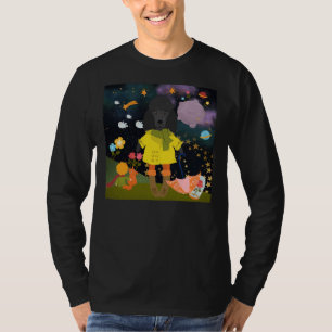Camiseta Black Poodle Art Cute Prince Gifts Whimsical Poodt