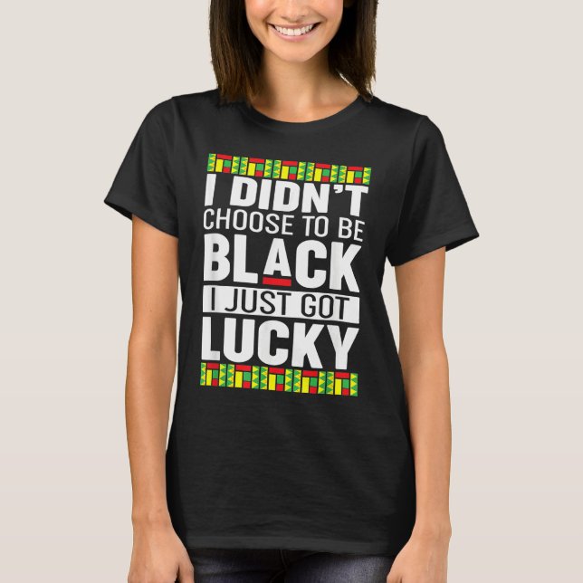 Camiseta Black Pride  Black History Month (Frente)