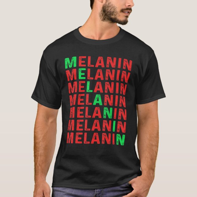 Camiseta Black Pride Melanin Afro Queens Kings (Frente)