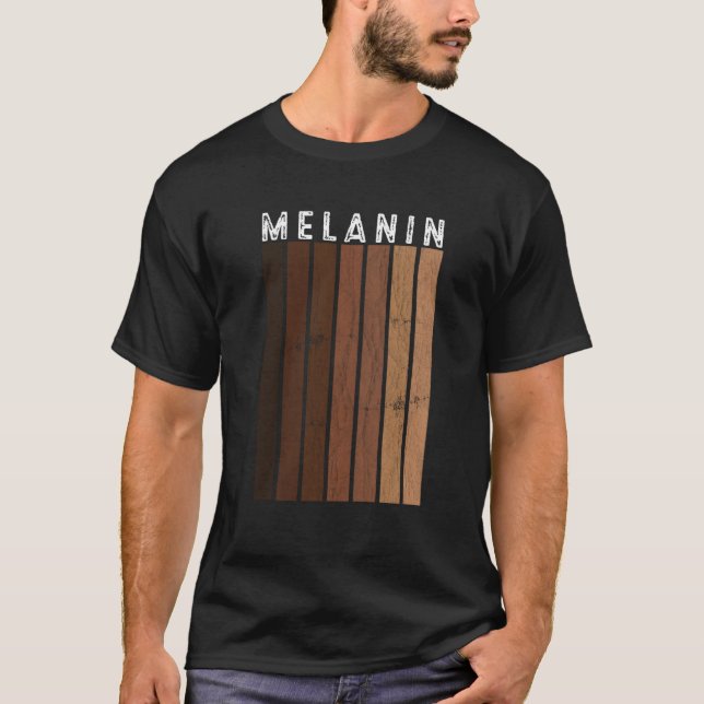 Camiseta Black Pride Melanin BLM Women Men Afro Queen King (Frente)