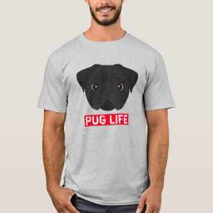 Camiseta Black Pug Life