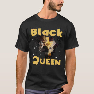 Camiseta Black Queen Afro Melanin African Women Histo