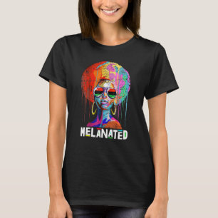 Camiseta Black Queen Afro Melanin Art African American Stra
