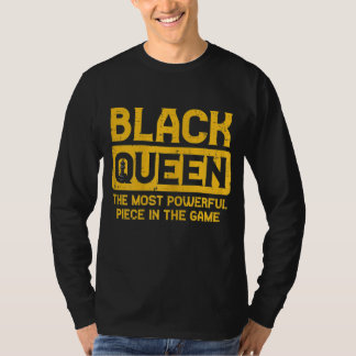 Camiseta Black Queen Chess Black History Primavera BLM Afri