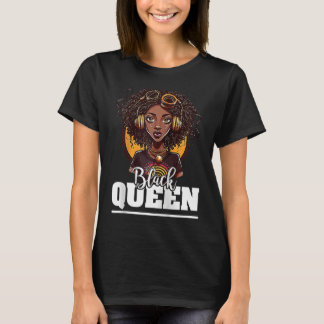 Camiseta Black Queen For Proud African American Black Histo