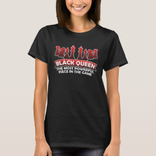 Camiseta Black Queen Melanin Black Chess Professiona