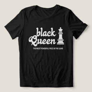 Camiseta Black Queen Power – Domine o Tabuleiro