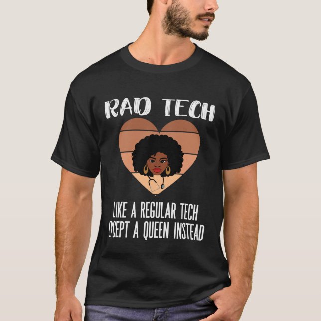 Camiseta Black Radiology Technologist Rad Tech Week Radiolo (Frente)