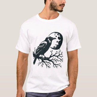 Camiseta Black Raven e Moon