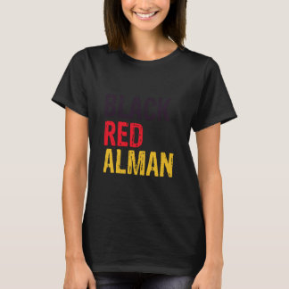 Camiseta Black Red Alman Funny German