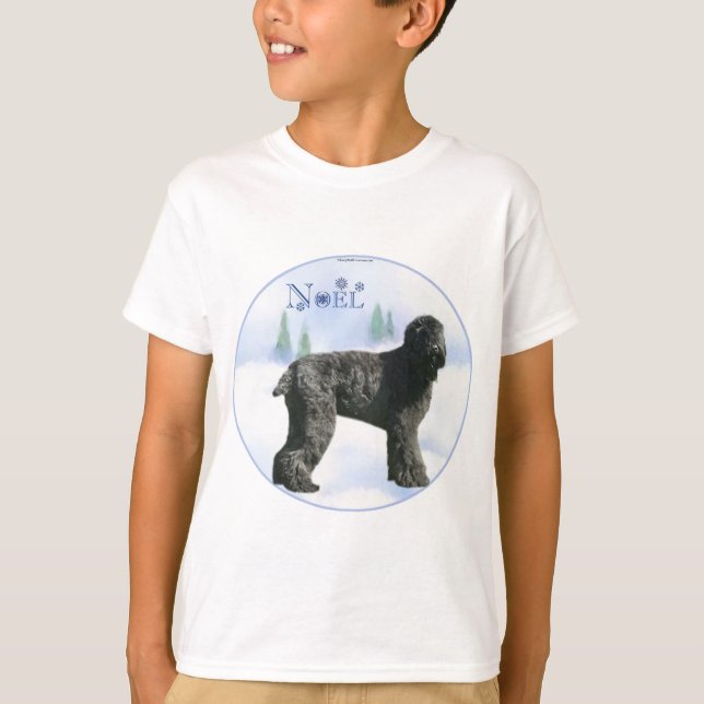 Camiseta Black Russo Terrier Noel (Frente)