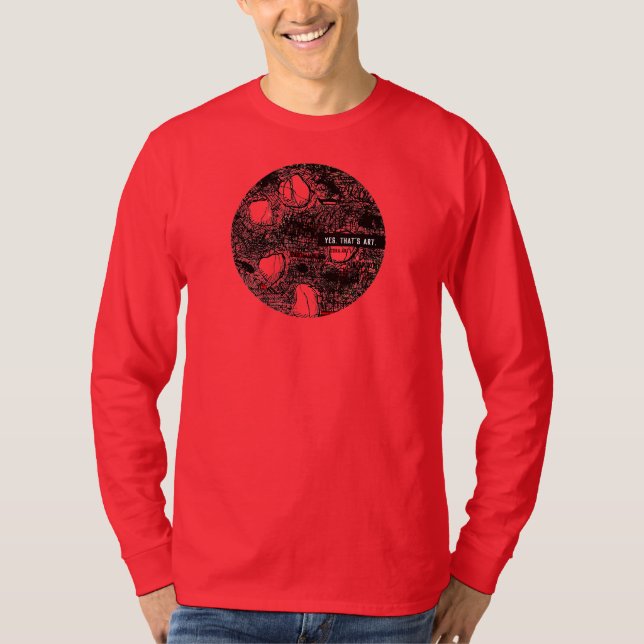 Camiseta BLACK SCRIBBLE: T-Shirt (Frente)