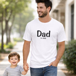 Camiseta Black Script Established Dad T-Shirt